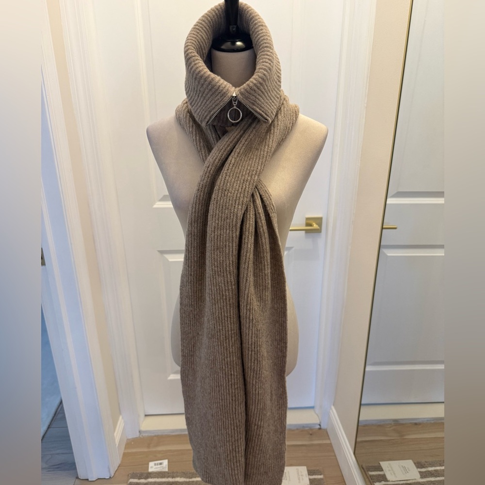 ZARA TURTLENECK SCARF KNIT NWT 3920/001 - Picture 4 of 7